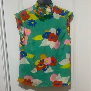 JB by Julie Brown Vibrant Floral Sleeveless Top